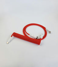Load image into Gallery viewer, Red Cable - Coiled - White Aviator
