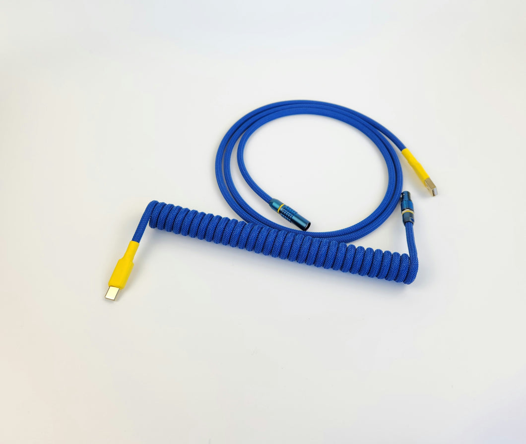 Nautilus Blue Cable - Coiled - Blue Lemo