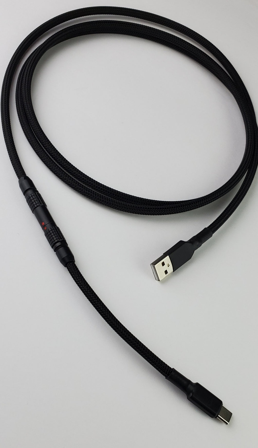 Sleek Blackout // straight cable // Black Premium Push/pull (customize)