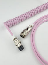 Load image into Gallery viewer, Pastel Pink // 7&quot; thin coil // silver Aviator
