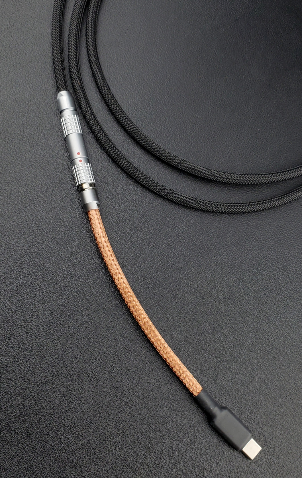 Copper Sleeved // straight cable // Premium push/pull (Customize)