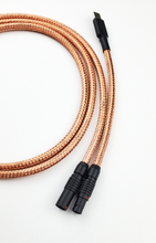 Load image into Gallery viewer, Fully Copper Sleeved // straight cable // Black premium push/pull
