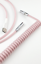 Load image into Gallery viewer, Pale Pink // 7&quot; thin coil // Silver premium push/pull
